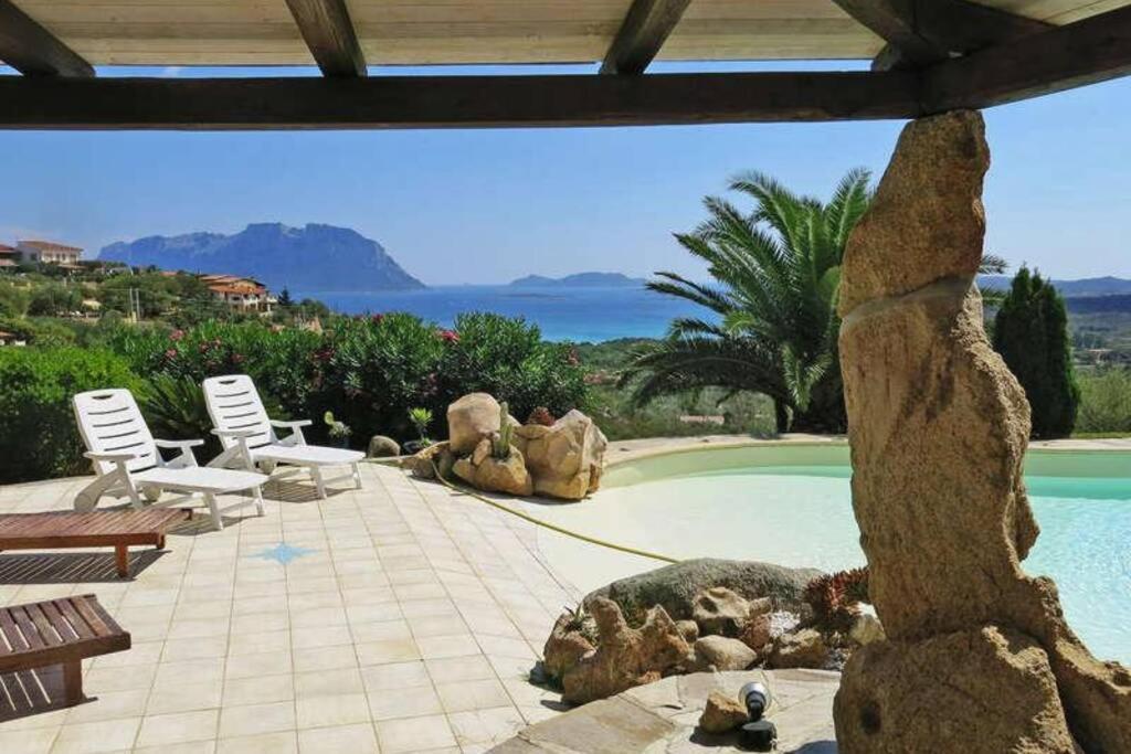 Villa&pool Tavolara view Porto Istana Exterior foto